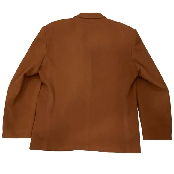 Vintage Boulevard Club Men’s Blazer Brown Sports Coat Wool Cashmere Size… - Picture 3 of 16